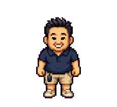 Game sprite generated from a photo of a friend