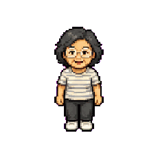Game sprite generated from a photo of a teammate